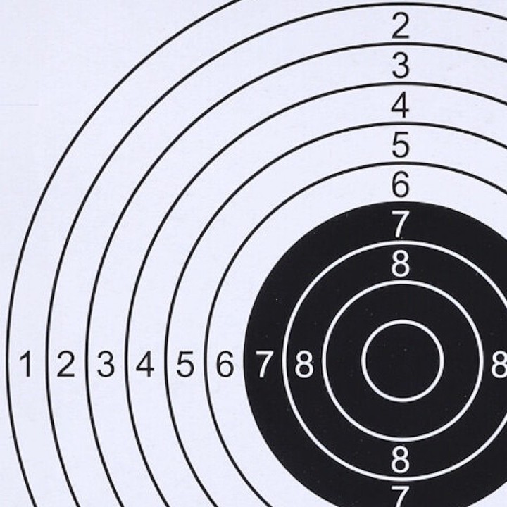 ASG Cardboard Targets 14x14cm (Pack of 100)  | Airsoft Shooting