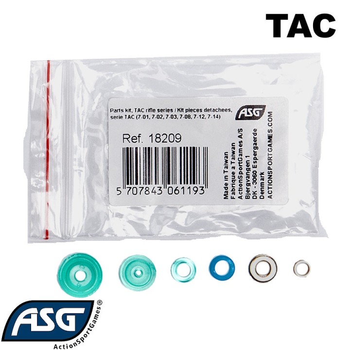 Kit maintenance ASG 18209 avec joints et ressorts pour réparation fuite CO2 réplique TAC6