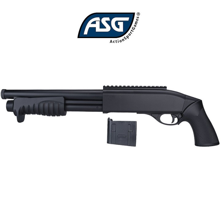 Réplique airsoft débutant type fusil à pompe manuel.