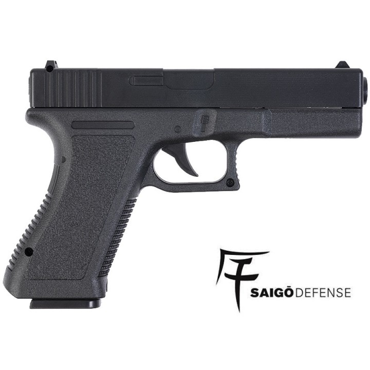 Pistolet à bille faible puissance, portée 10m