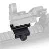 Support optique incliné installé sur rail Picatinny de réplique M4