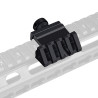 Rail 45 degrés compact pour lampe tactique ou laser Black Eagle