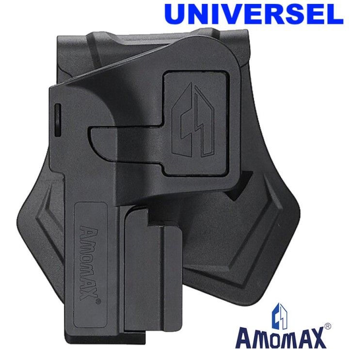 Universal Airsoft Pistol Holster with Rail & Retention