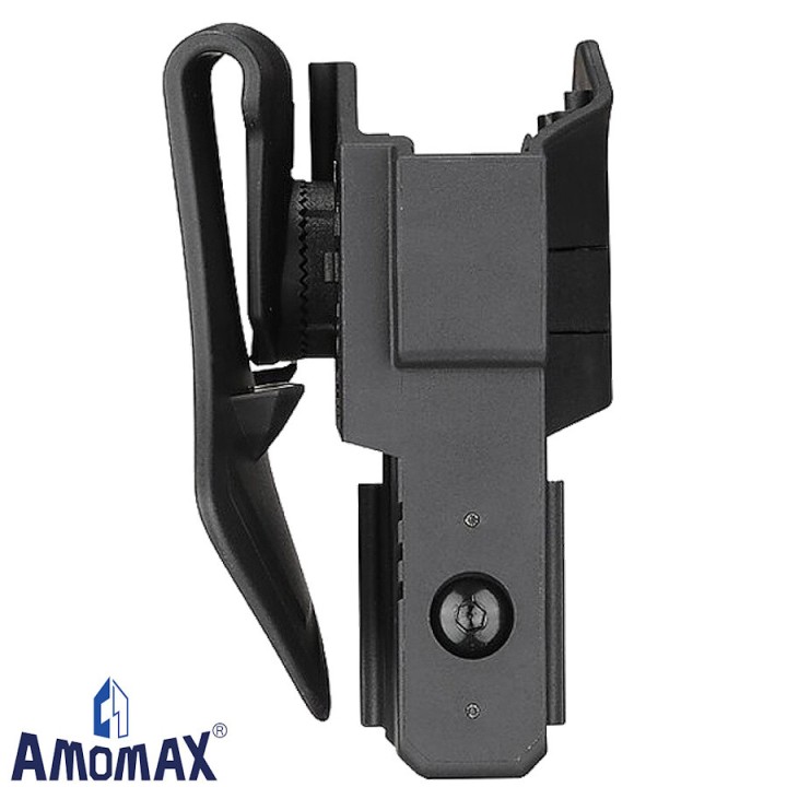 Universal Airsoft Pistol Holster with Rail & Retention