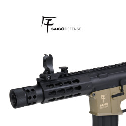 Réplique airsoft CQB compacte portée en partie indoor Saigo Kenji