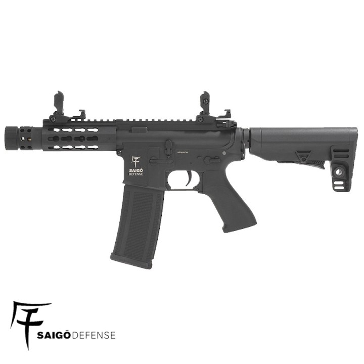 Kenji Black Airsoft Rifle - 6.03 Precision  | Saigo Defense