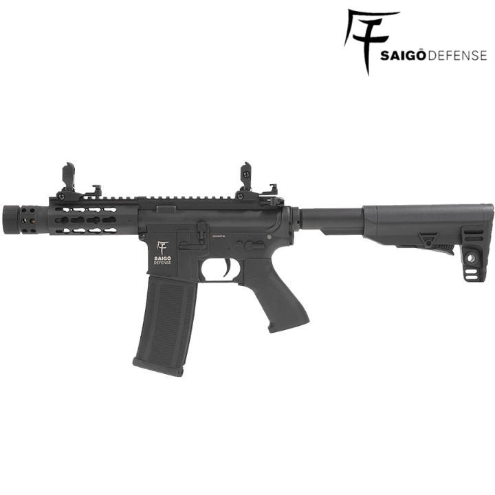 Kenji Black Airsoft Rifle - 6.03 Precision  | Saigo Defense