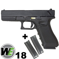 G18C Gen4, metal slide, GBB, black