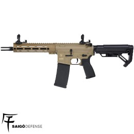 Electric M4 Tan Airsoft Rifle - AEG  | Saigo