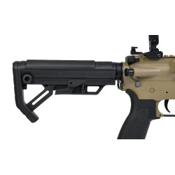 Electric airsoft M4 Tan Shinobi Saigo Defense assault rifle