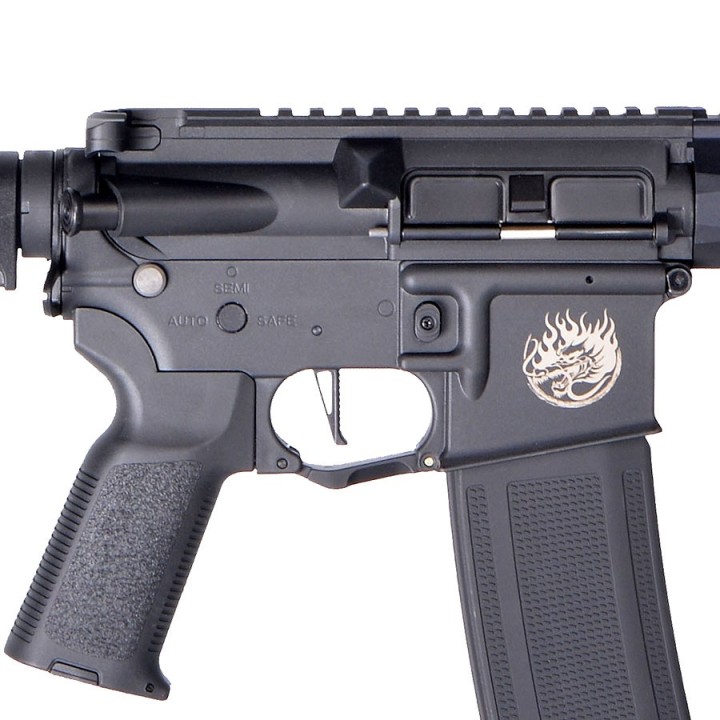 Complete M4 Long AEG Airsoft Package - Saigo