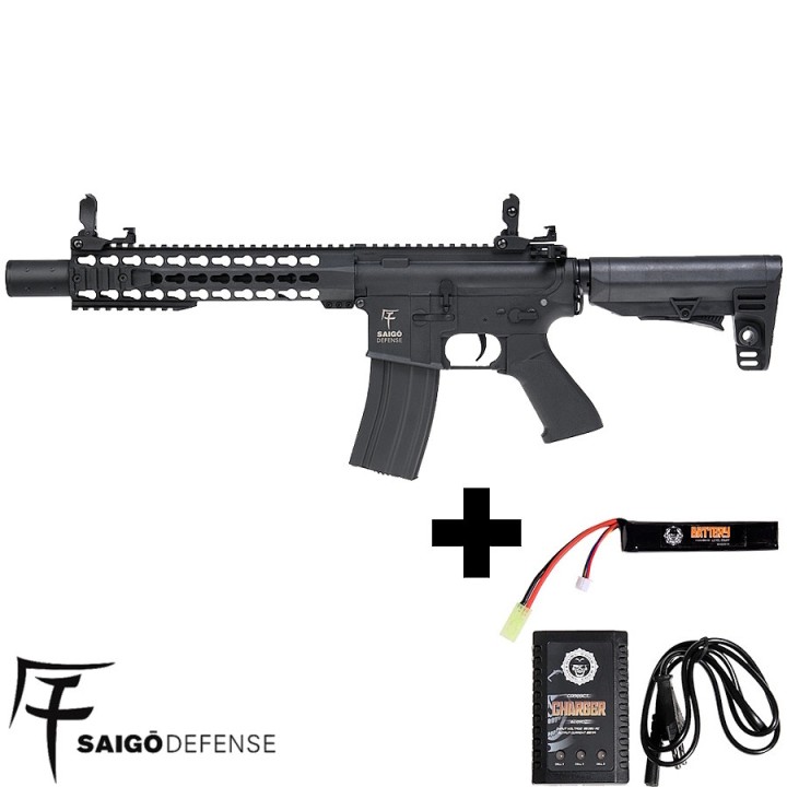 Pack AEG Kenji Long - Réplique M4 | Saigo Defense