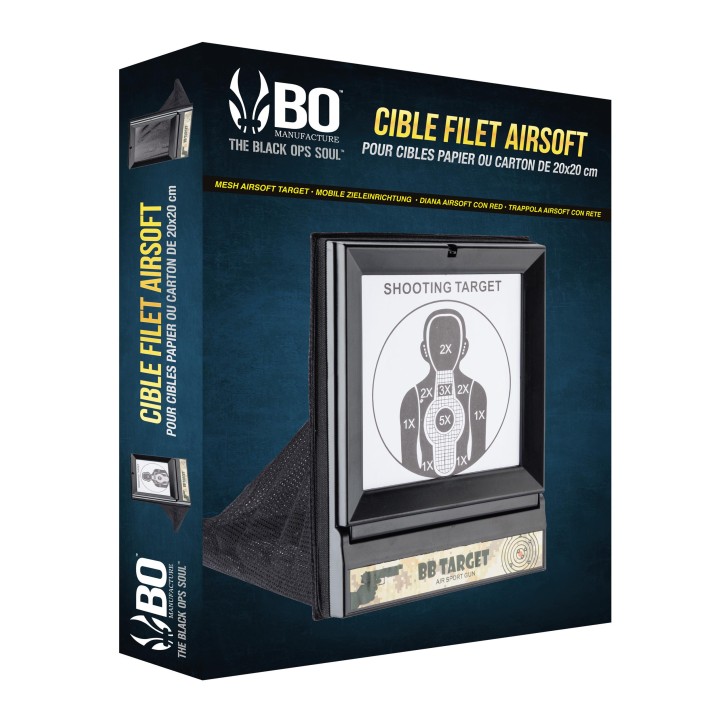 Porte Cible airsoft avec filet BO
