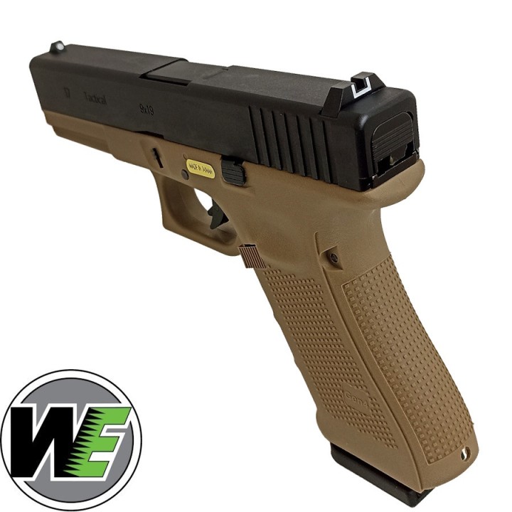 Hop-up réglable pistolet airsoft gaz WE R17 Gen4 G17