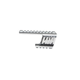 ASG Custom CNC rail mount, DW 715 models, silver