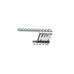 ASG Custom CNC rail mount, DW 715 models, silver