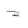 ASG Custom CNC rail mount, DW 715 models, silver