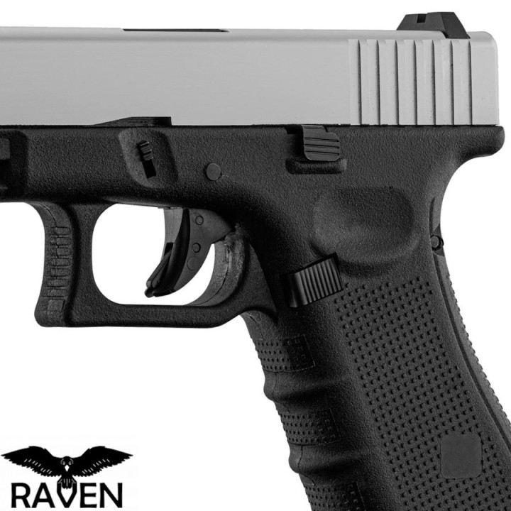 Pistolet airsoft Raven EU7 GBB culasse mobile et frame polymère