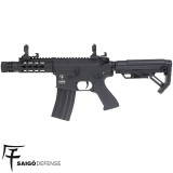 Réplique airsoft AEG Saigo Defense Kenji Short S noir canon court