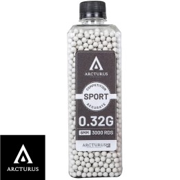 Bouteille de billes Arcturus RS SPORT Match Grade 0.32g blanches