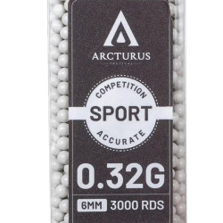 Billes de précision Arcturus 0.32g pour réplique airsoft puissance élevée