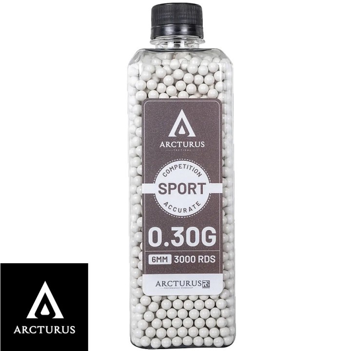 billes airsoft 0.30g Arcturus haute précision 6mm