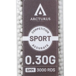 Arcturus Airsoft BBs 0.30g 6mm High Precision 3000pcs Bottle