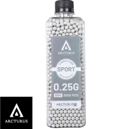 Bouteille de 3000 billes airsoft Arcturus RS SPORT Match Grade 0.25g