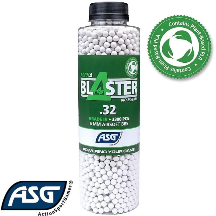 ASG Alpha Blaster PLA BBs - 3300 Biodegradable Pellets