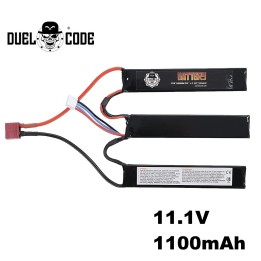 Batterie LiPo 11.1V 1100mAh format 3 sticks Duel Code
