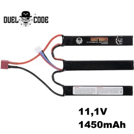 Batterie LiPo 11.1V 1450mAh 25C T-Dean Duel Code pour airsoft