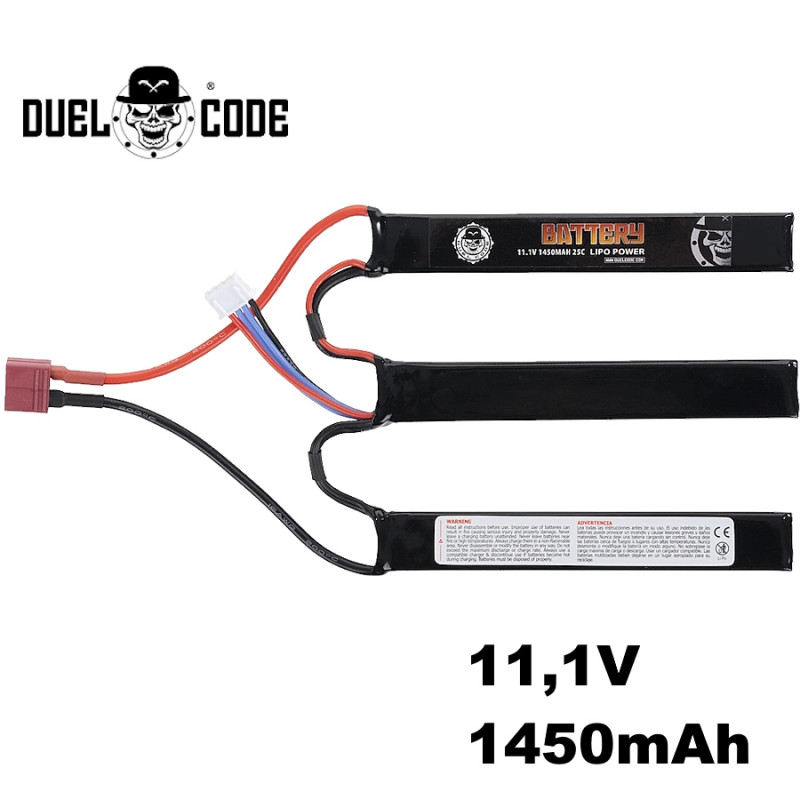 Duel Code - LiPo Battery 11.1V 1450mAh 25C T-Dean