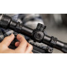 Black Eagle 2-Piece 25mm Optic Mount - RIS/Picatinny High Mount - Matte Black Aluminum