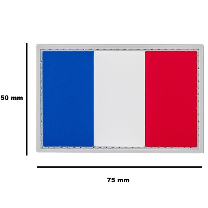 France PVC 3D Velcro Patch - Tactical Airsoft