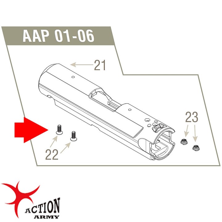 Vis Ref 22 pour Action Army AAP 01 Assassin