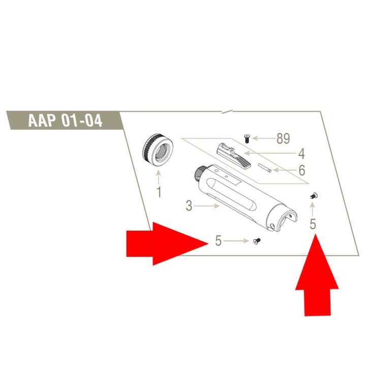 Action Army AAP-01 Ref 5 screw
