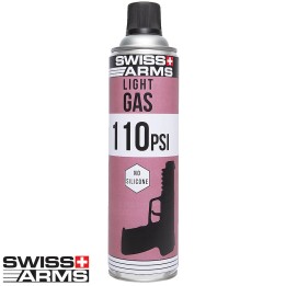 Bouteille de gaz Swiss arms 5-7 Light (110 PSI) sec 600ml