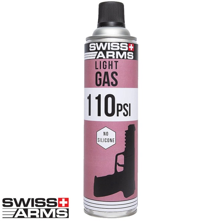 Bouteille de gaz Swiss arms 5-7 Light (110 PSI) sec 600ml