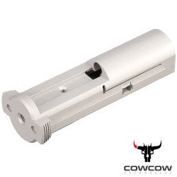 Bloc de culasse ultra léger pour AAP01 en aluminium argent sur fond blanc CowCow Technology CCT AAP01 014