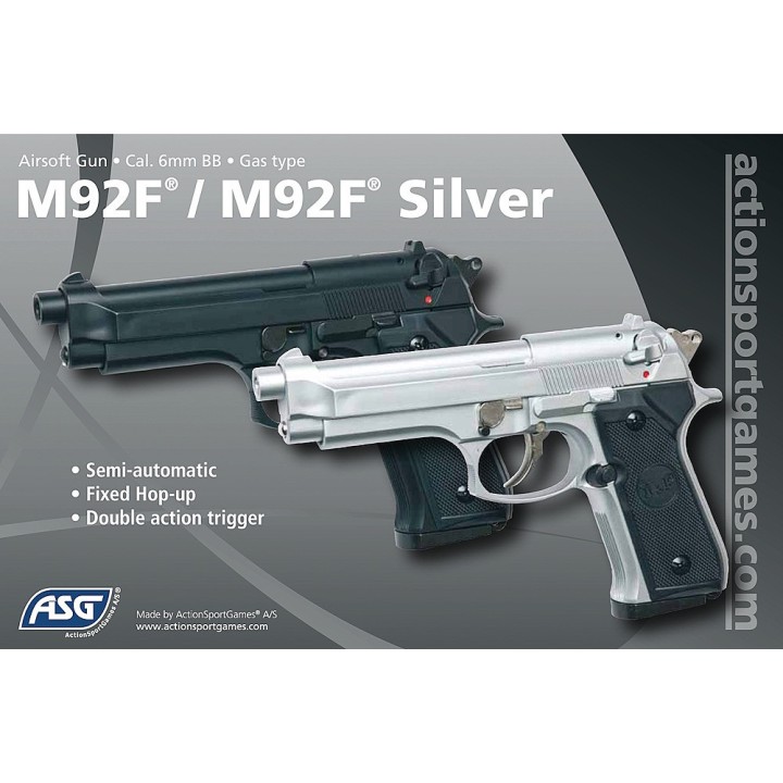 M92F pistolet semi automatique double action