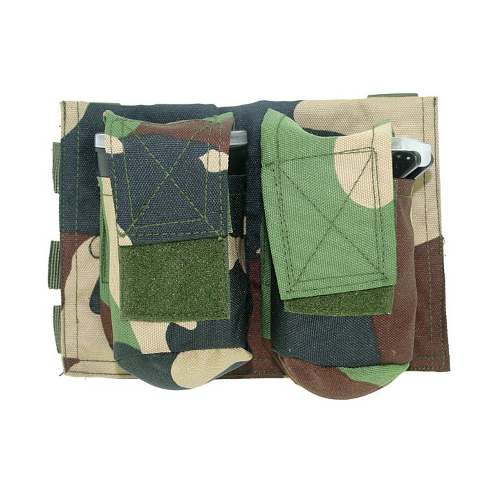 Black Eagle 50 Rounds Pods Pouch - Cam - Poche pot paintball