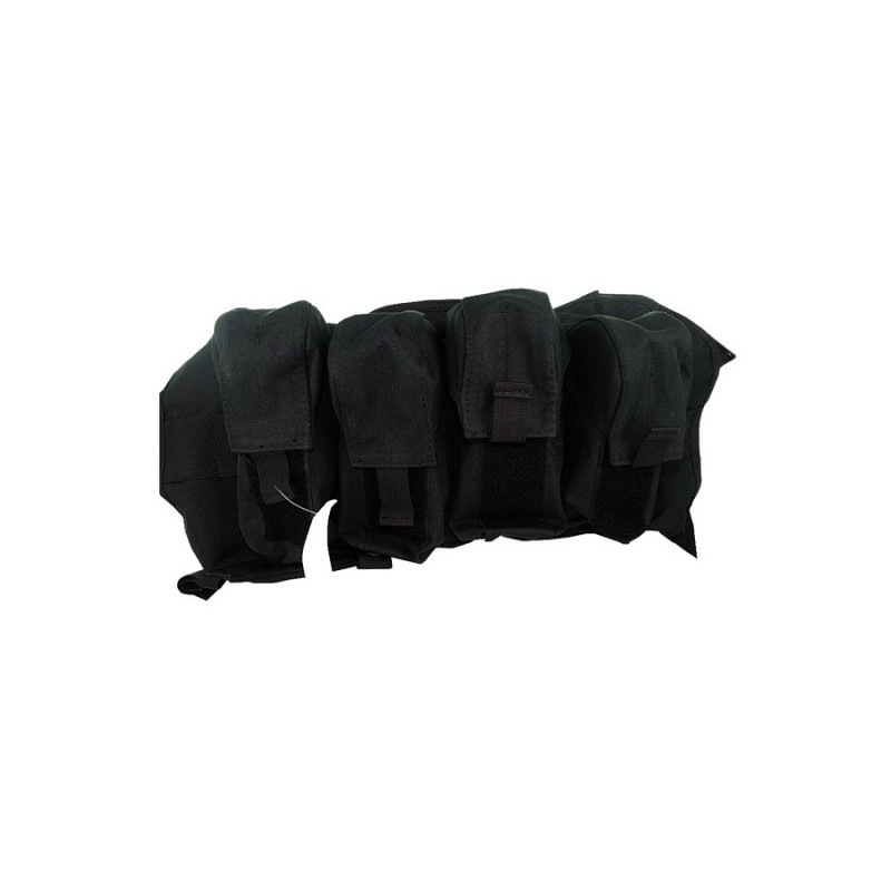 Harnais tactic GI Black à bretelles avec traces de moisissures