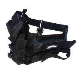 Paintball Harnais Field 4 pots + emplacement bouteille camo Horizontal