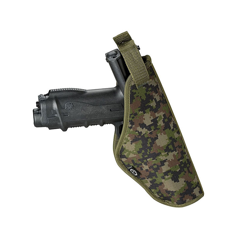 BT Tactical Holster Paintball Harness - Woodland Digi - Petit modèle
