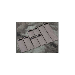 ERGO Diamond Plate Rail Cover Set - Dark Earth...