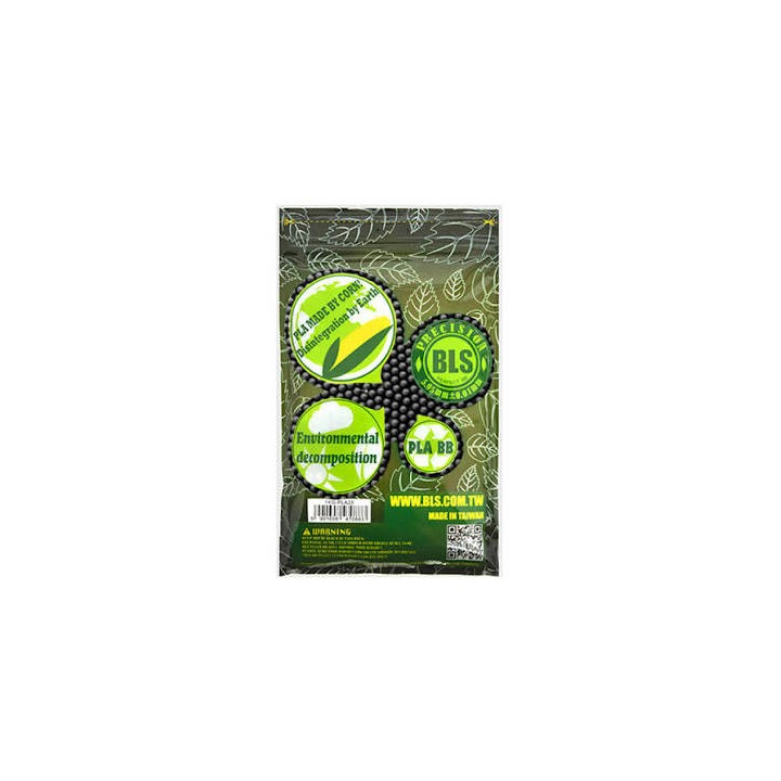 BLS BIO Airsoft Pellets 0.28g, 3500 BBs (Bag) - Black