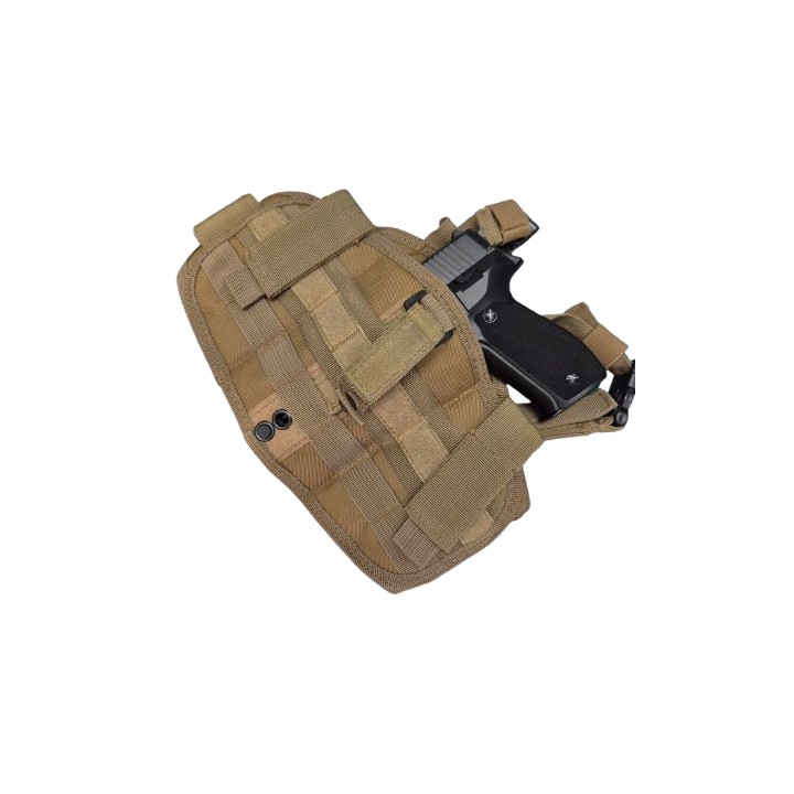 Holster de cuisse Molle TAN
