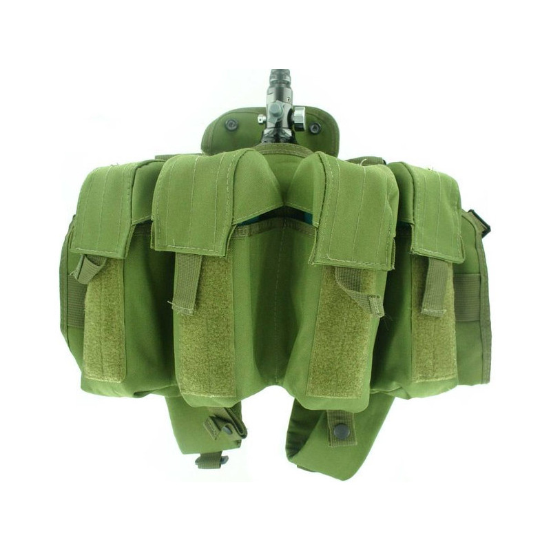 Gilet tactique GI OD + 4 pots
