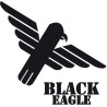 Plastron Black Eagle noir S/M