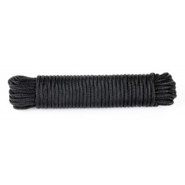 Drisse Noire 7MM 15 mètres - Camouflage accessories